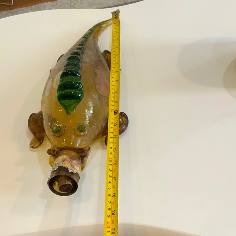 Glass Fish-Shaped Aquarium Ornament